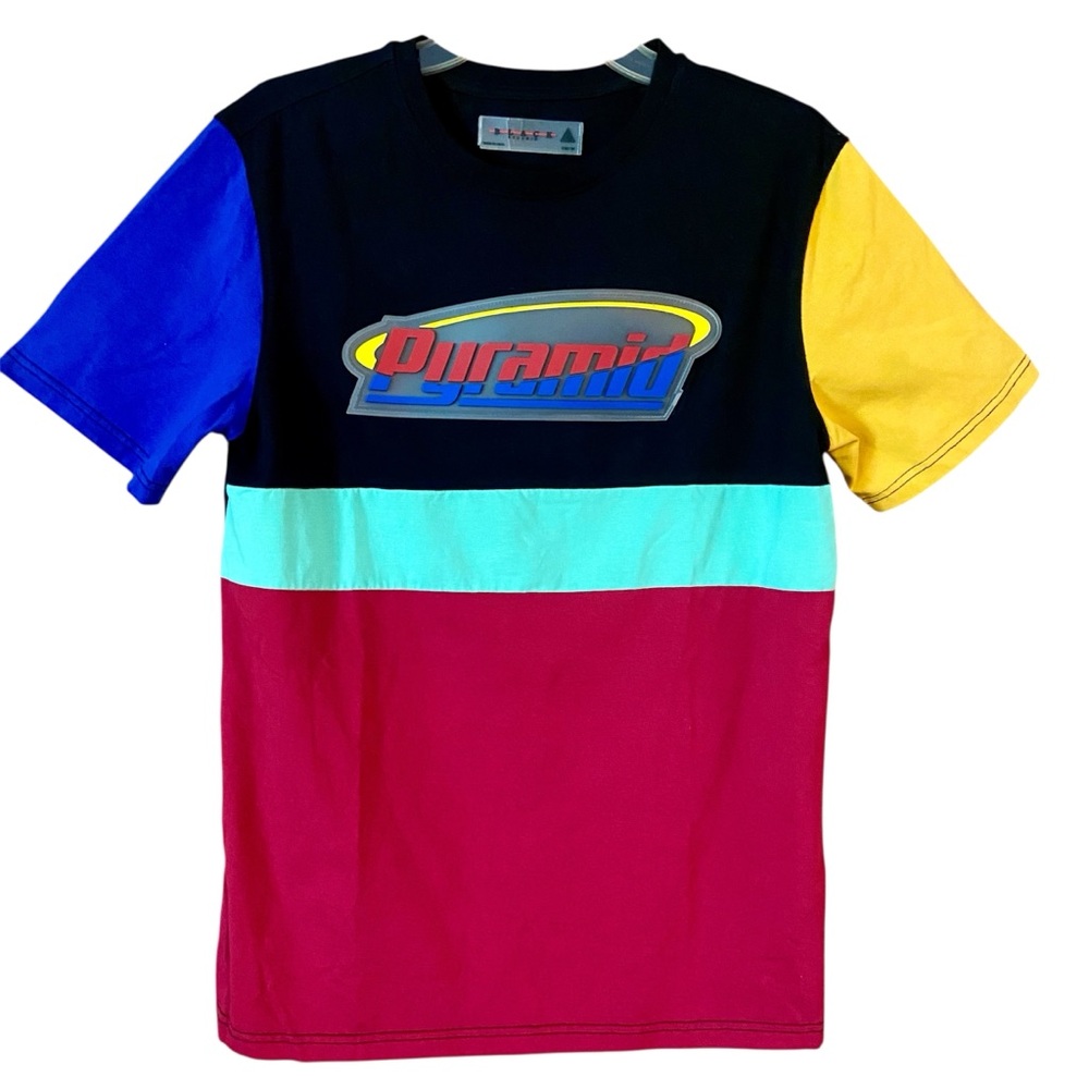 Black Pyramid Multicolor Short Sleeve Tee